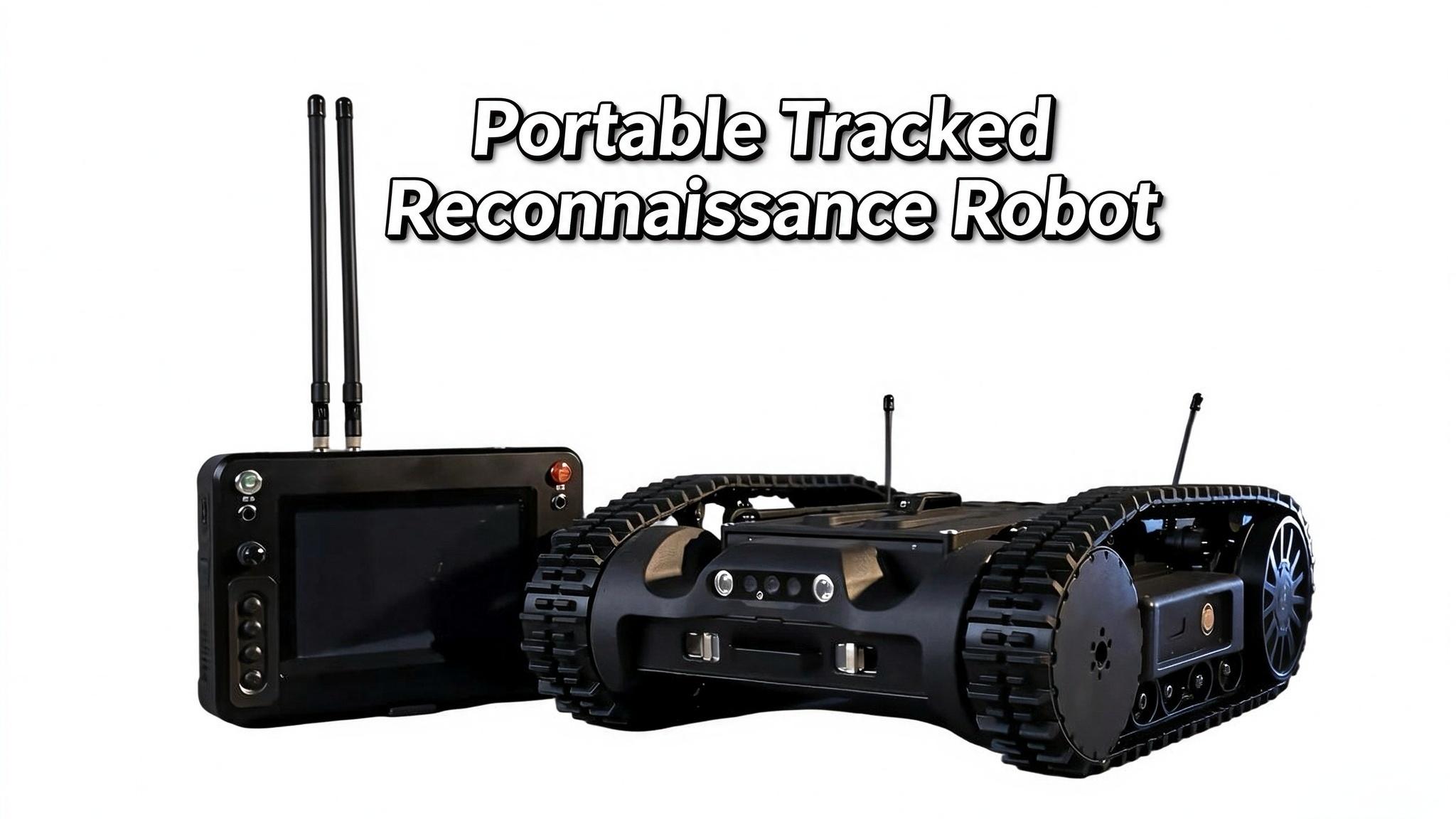 Deploy In Seconds! Introducing HW‑CDC‑A01 Portable Tracked Reconnaissance Robot For SWAT & Disaster Rescue